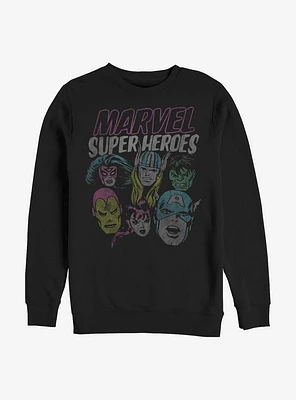 Marvel Avengers Grunge Heroes Sweatshirt