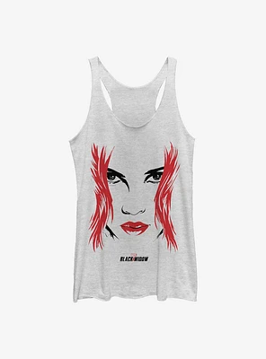 Marvel Black Widow Face Girls Tank