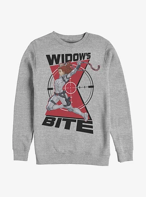 Marvel Black Widow Bite Crew Sweatshirt