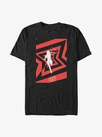 Marvel Black Widow Silhouette Run T-Shirt