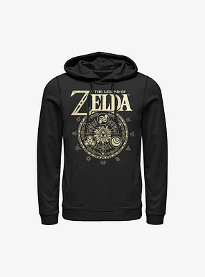 Nintendo The Legend Of Zelda Emblem Cir Hoodie