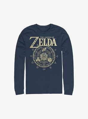 Nintendo The Legend Of Zelda Emblem Circle Long-Sleeve T-Shirt