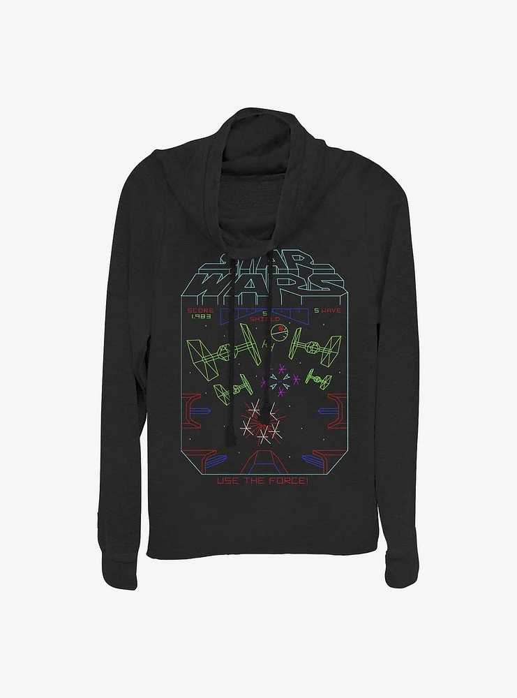 Star Wars 5 Standing By Cowlneck Long-Sleeve Girls Top