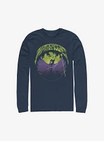 Disney Maleficent Castle Flame Outline Long-Sleeve T-Shirt
