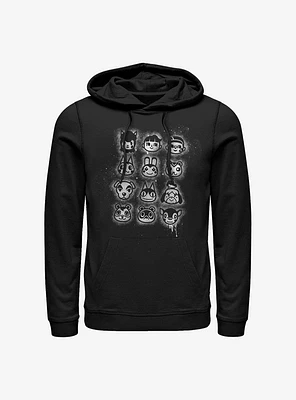 Nintendo Animal Crossing Villager Stencil Tilted Hoodie