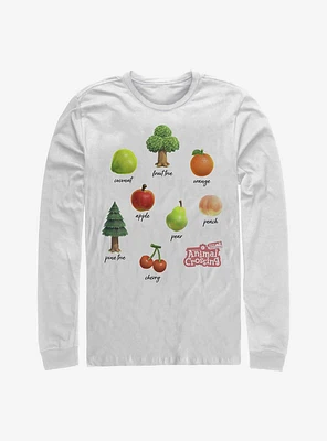 Nintendo Animal Crossing Fruits And Trees Long-Sleeve T-Shirt