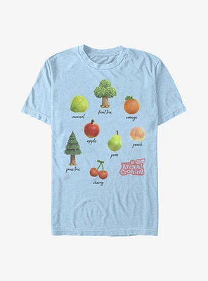 Nintendo Animal Crossing Fruits And Trees T-Shirt