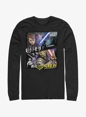 Star Wars: The Clone Wars Bad Side Panel Long-Sleeve T-Shirt