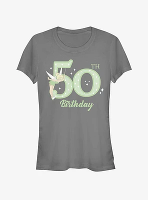 Disney Peter Pan Tinker Bell 50Th Birthday Girls T-Shirt