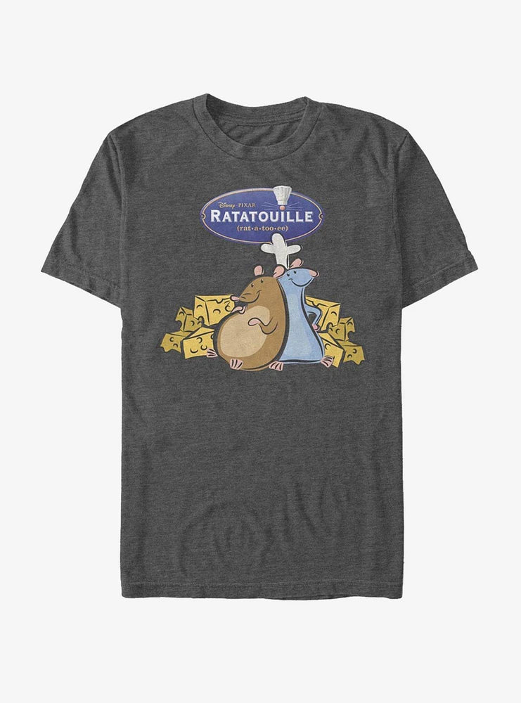 Disney Pixar Ratatouille Emile Remy Cheese T-Shirt