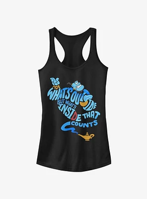 Disney Aladdin Quote Genie Bottle Girls Tank