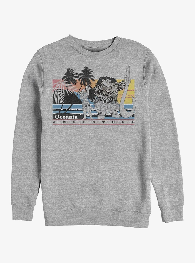 Disney Moana Oceania Adventure Crew Sweatshirt