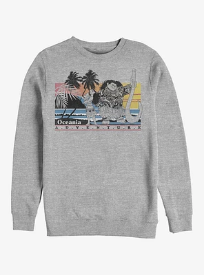 Disney Moana Oceania Adventure Crew Sweatshirt