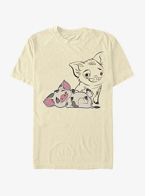 Disney Moana Pua Overlayed T-Shirt