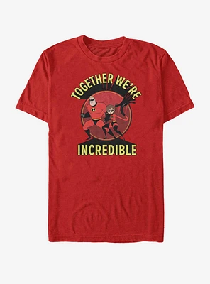 Disney Pixar The Incredibles Togerther We'Re Incredible T-Shirt