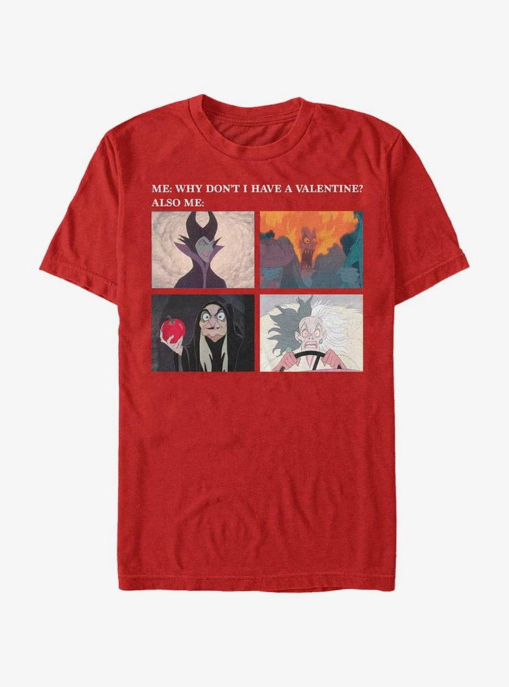 Disney Villains Valentine Meme T-Shirt