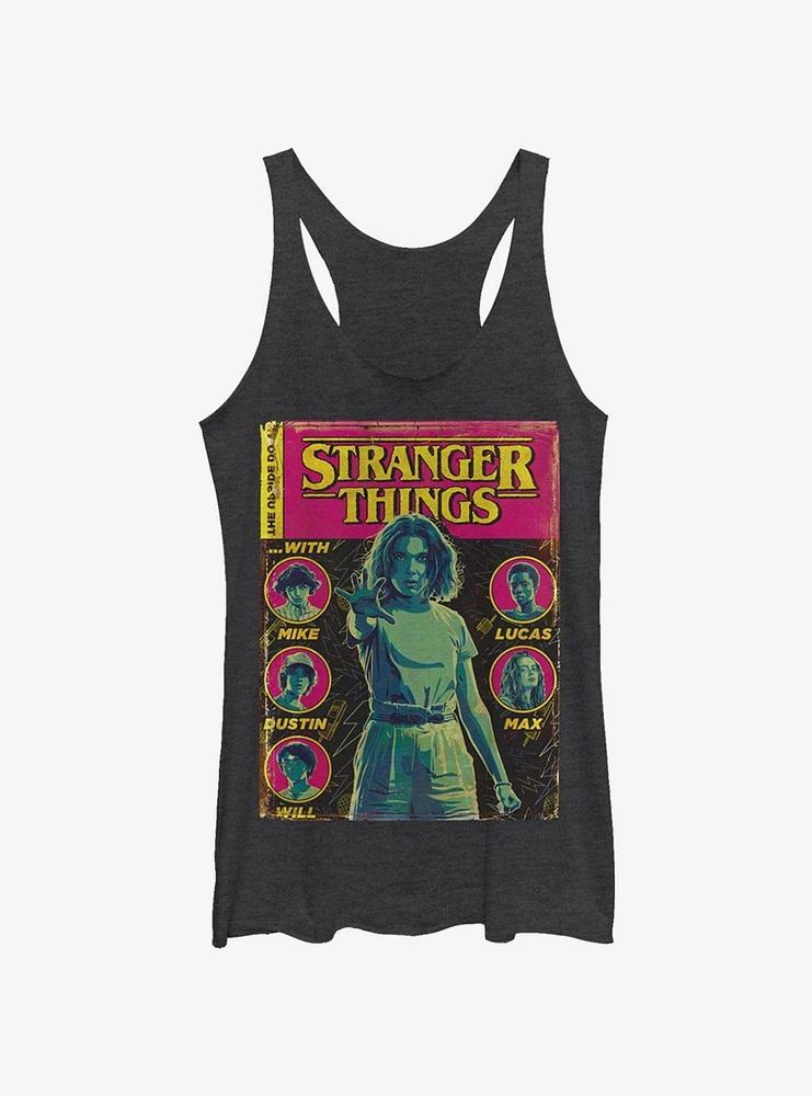 Stranger Things Comic Cover Womens Tank Top