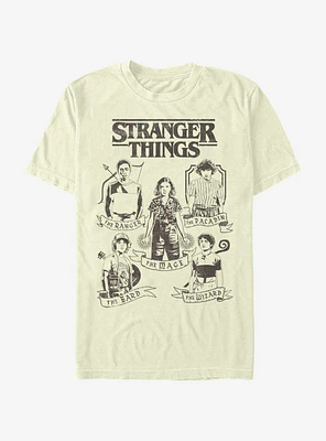 Stranger Things Dungeons and Dragons Classes T-Shirt
