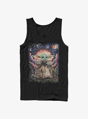Star Wars The Mandalorian Child Starry Night Tank Top