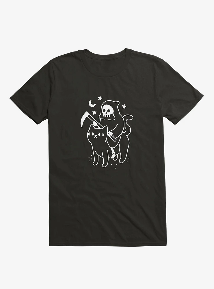 Death Rides A Black Cat T-Shirt