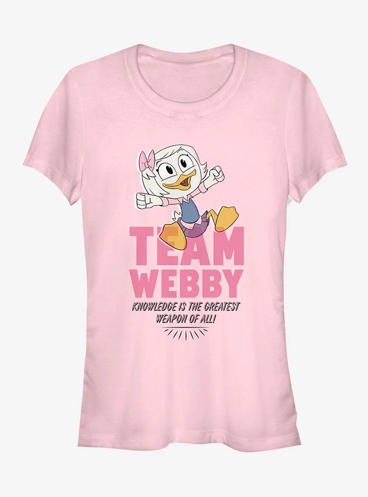 Disney DuckTales Team Webby Pink Girls T-Shirt