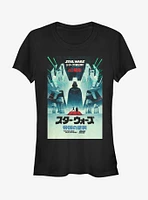 Star Wars Episode V: The Empire Strikes Back 40th Anniversary Japanese Poster Girls T-Shirt