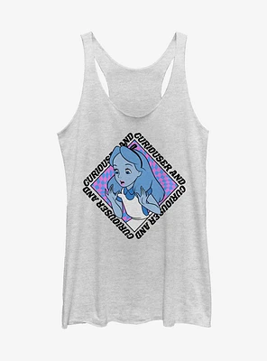 Disney Alice Wonderland Face Girls Tank