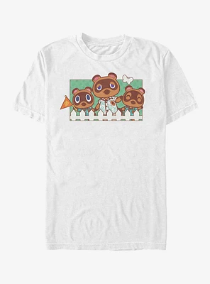 Extra Soft Nintendo Animal Crossing Nook Family T-Shirt