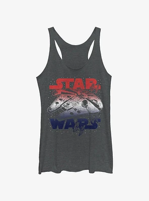 Star Wars Spangled Falcon Girls Tank