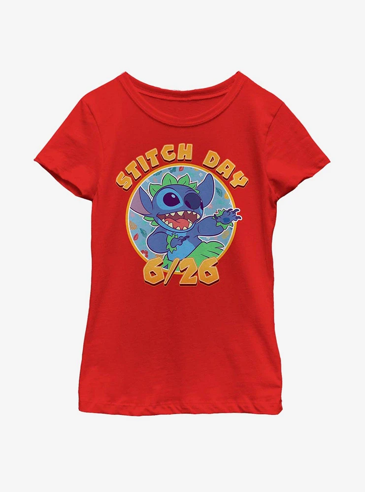 Disney Lilo And Stitch Day Youth Girls T-Shirt