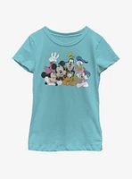 Disney Mickey Mouse Group Youth Girls T-Shirt