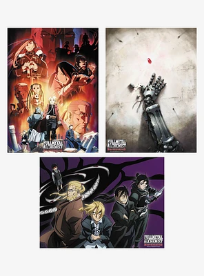 Fullmetal Alchemist Brotherhood Mini Poster 3 Pack