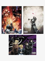 Fullmetal Alchemist Brotherhood Mini Poster 3 Pack