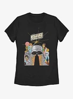 Star Wars Illustrated Strikes Back Womens T-Shirt