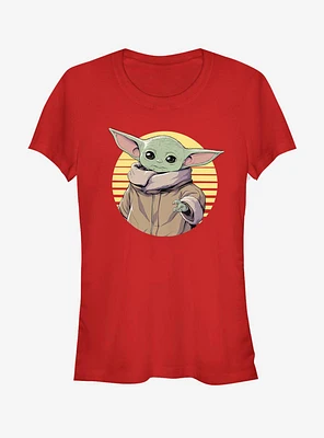 Star Wars The Mandalorian Child Yellow Girls T-Shirt
