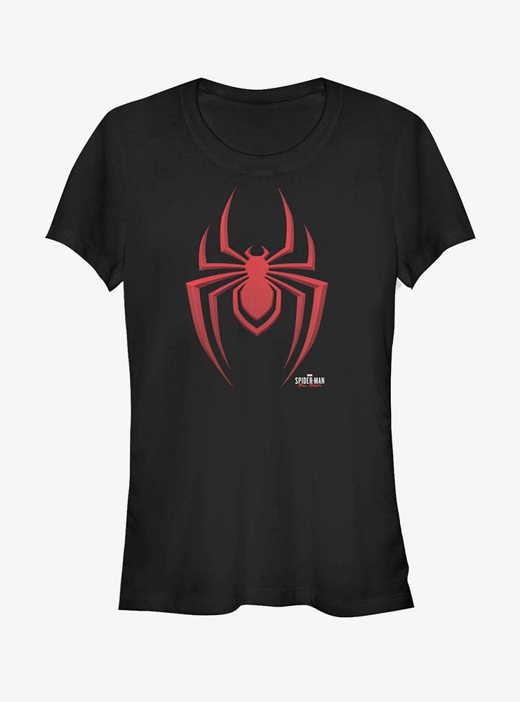 Marvel Spider-Man Icon Logo Miles Morales Girls T-Shirt