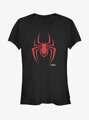 Marvel Spider-Man Icon Logo Miles Morales Girls T-Shirt