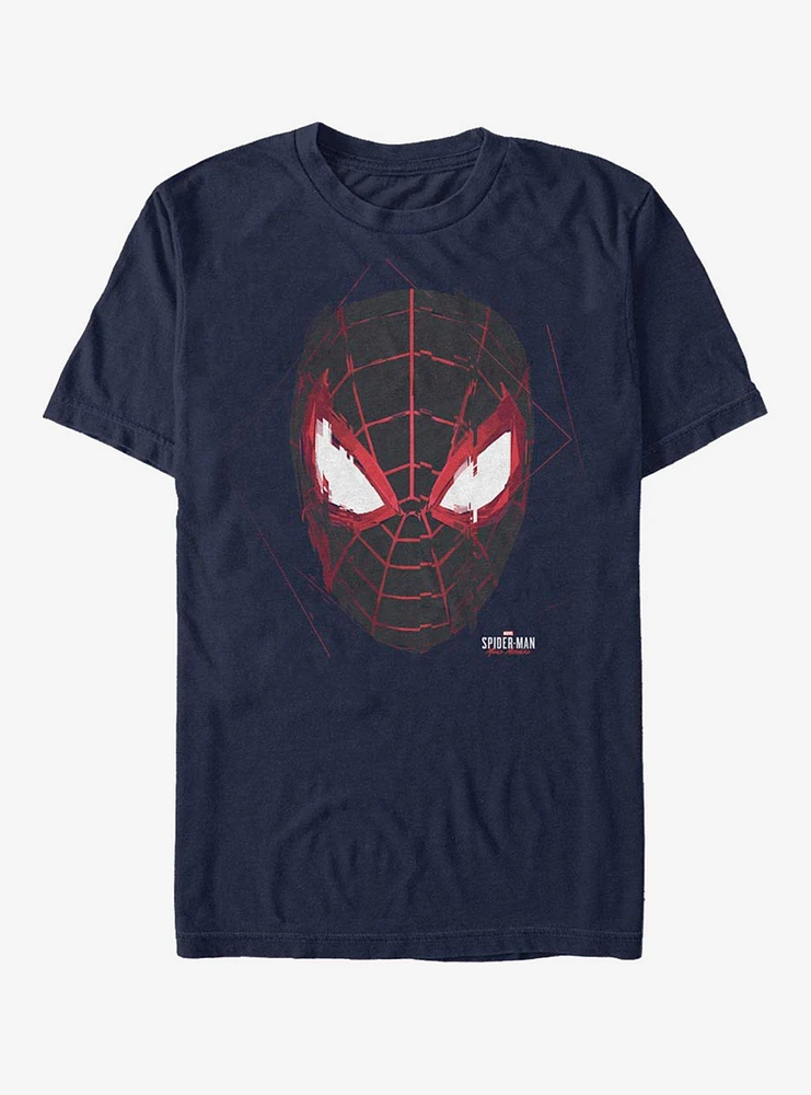 Marvel Spider-Man Miles Morales Glitch Mask T-Shirt