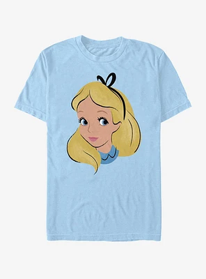 Disney Alice Wonderland Big Face T-Shirt
