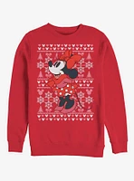 Disney Minnie Mouse Holiday Sweater Sweatshirt