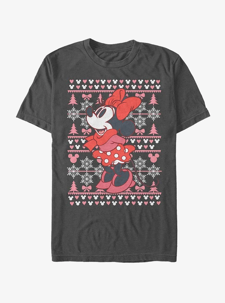 Disney Minnie Mouse Holiday Sweater T-Shirt