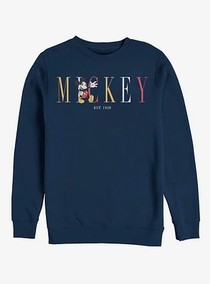 Disney Mickey Mouse Fashion Crew Sweatshirt