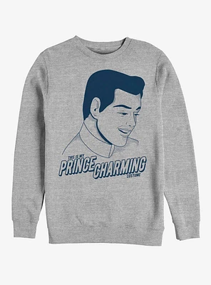 Disney Cinderella Prince Charming Costume Crew Sweatshirt