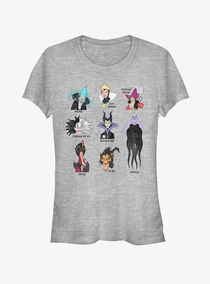 Disney Villains List Girls T-Shirt