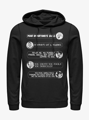 Disney Villains Villain Quotes Hoodie