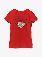 Disney Pixar Toy Story Big Face Jessie Youth Girls T-Shirt