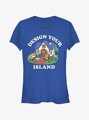 Animal Crossing Design Your Island Girls T-Shirt