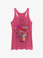 Disney The Little Mermaid Ariel Real Flowers Girls Tank