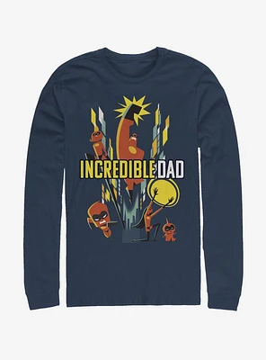 Disney Pixar The Incredibles Dad Family Long-Sleeve T-Shirt