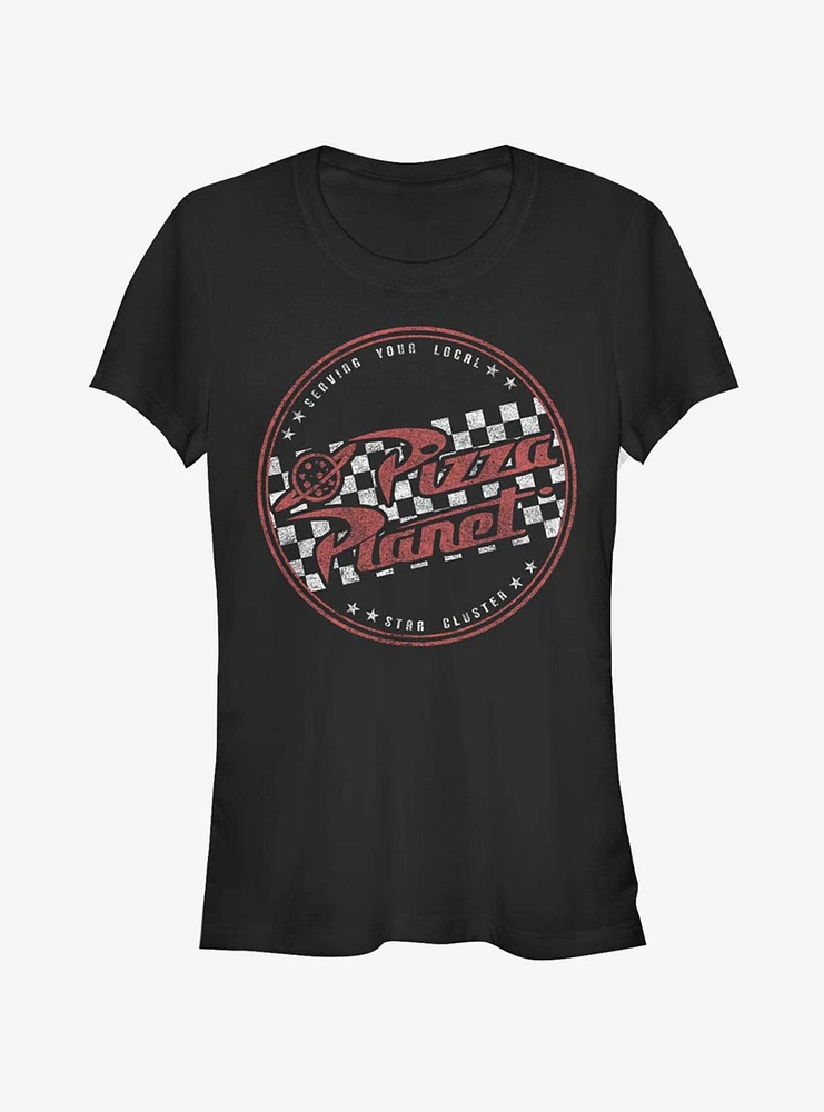 Disney Pixar Toy Story Pizza Planet Logo Girls T-Shirt